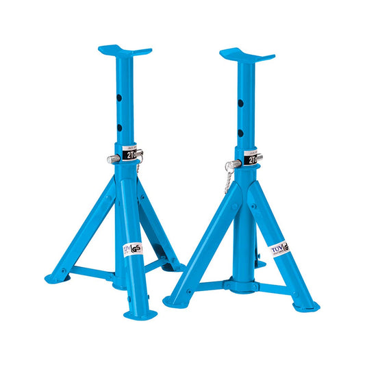 Coppia di cavalletti regolabili 2 ton Fervi 0067