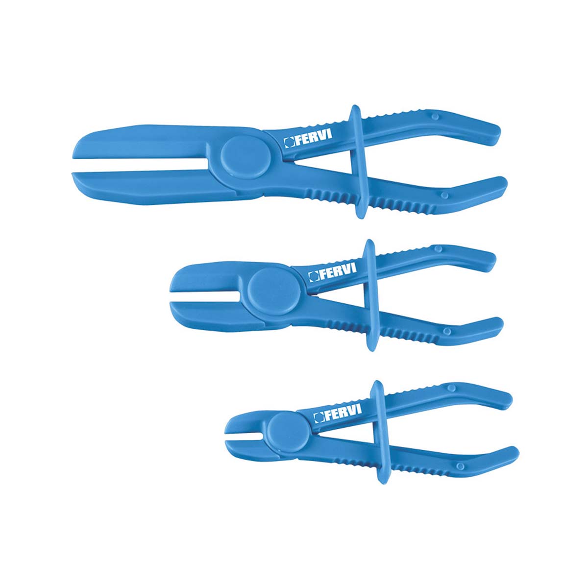 Set 3 pinze stringi tubo in nylon Fervi