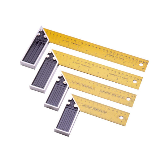 Squadra da falegname millimetrata Fervi