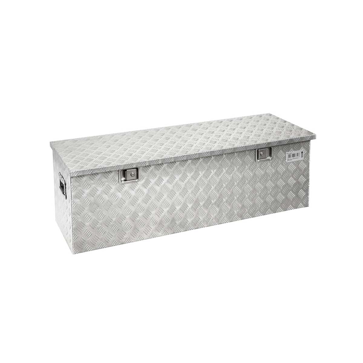 Baule in alluminio 1445x520x460mm con serratura a chiave Fervi 0382/04
