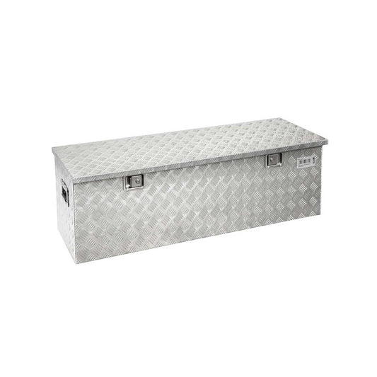 Baule in alluminio 1445x520x460mm con serratura a chiave Fervi 0382/04