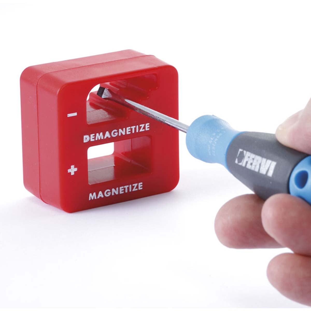 Magnetizzatore/Demagnetizzatore per giraviti Fervi