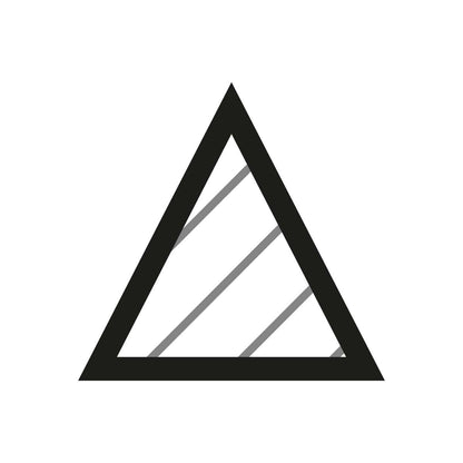 Lima triangolare per meccanica taglio mezzo dolce Fervi