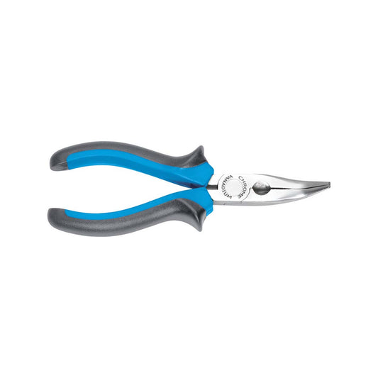 Pinza a becchi mezzitondi piegati 45° Fervi