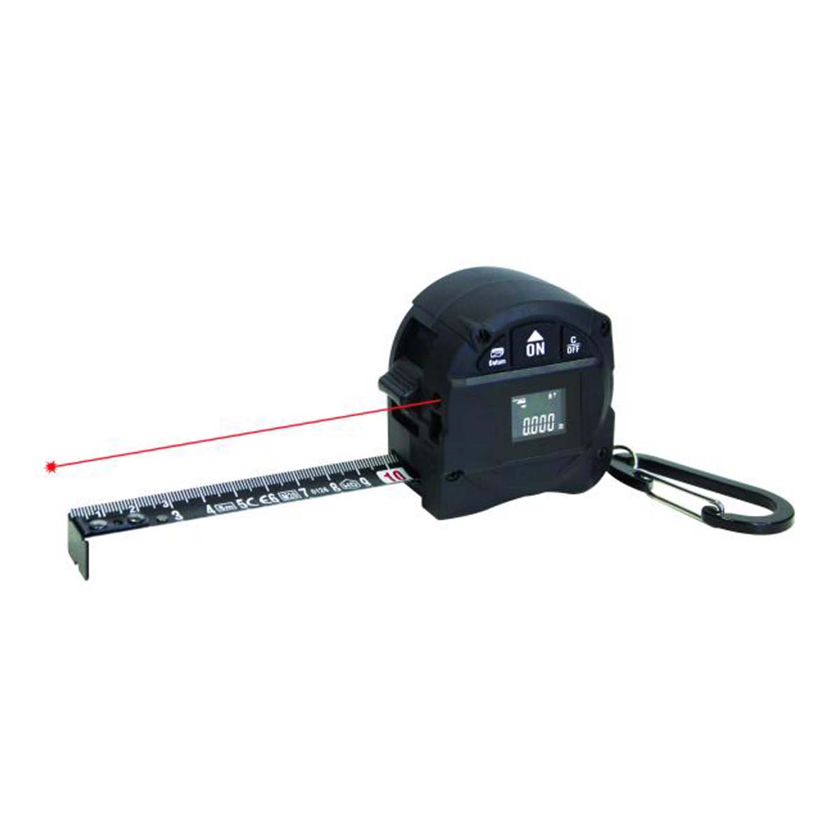 Flessometro tascabile con distanziometro laser 30 m Fervi