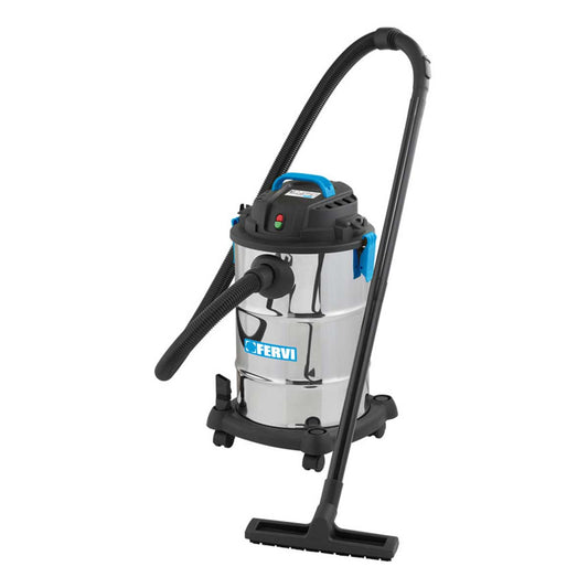 Aspirapolvere aspiraliquidi 30L Fervi A025/30