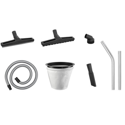 Aspirapolvere e aspiraliquidi 80L con 2 motori Fervi A040/802