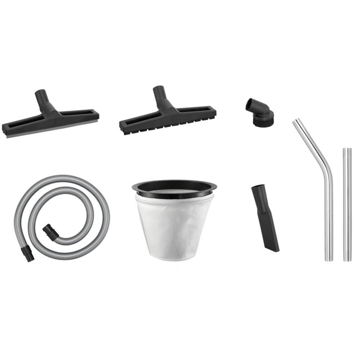 Aspirapolvere e aspiraliquidi 80L con 3 motori Fervi A040/803