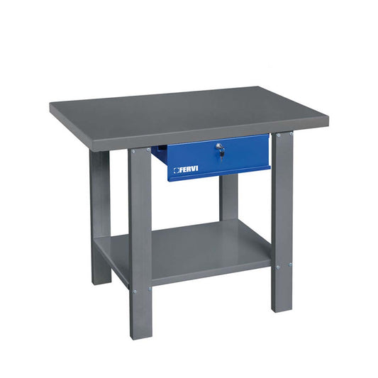 Banco da lavoro in kit di montaggio con piano Fervi B015/10