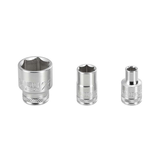 Chiave a bussola esagonale lunghezza 43 mm 1/2" Fervi