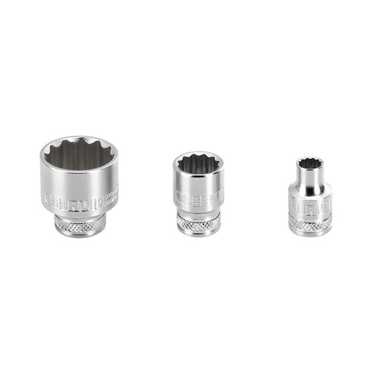Chiave a bussola poligonale 15 mm 3/8" Fervi