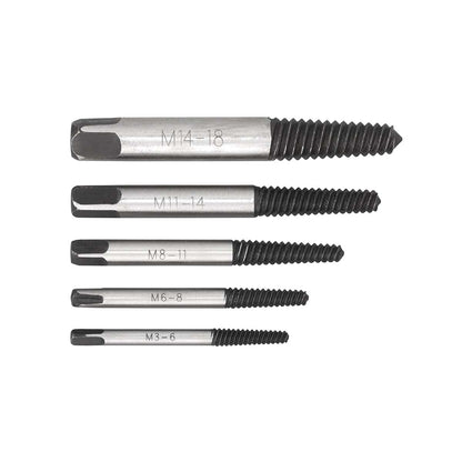 Serie 5 estrattori per viti Fervi E001