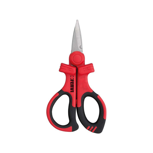 Forbice elettricista con manici isolati 1000V Fervi F018