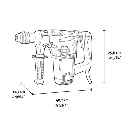Tassellatore SDS-Plus 1050W Fervi