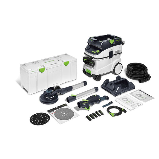 Festool Set con levigatrice a stelo e aspiratore LHS 2 225/CTL 36-Set PLANEX