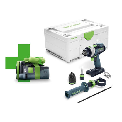Festool trapano avvitatore a batteria con percussione 18V TPC 18/4 I-Basic-5,0