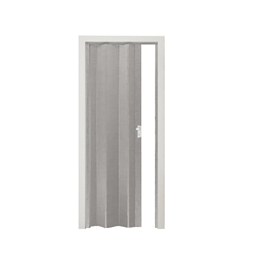 Kit porta a soffietto Maya 83x214 cm in PVC e tessuto grigio