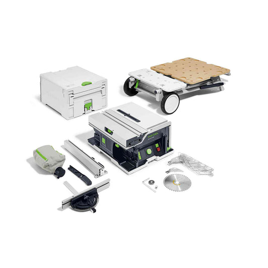 Festool Sega circolare da banco a batteria CSC SYS 50 EBI-Basic-Set