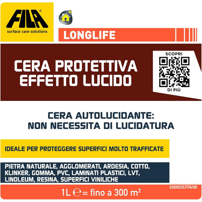 Fila Longlife cera protettiva effetto lucido 1lt