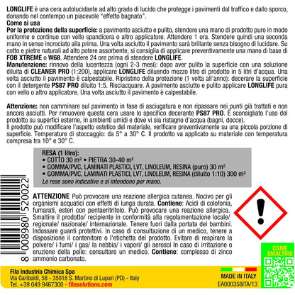 Fila Longlife cera protettiva effetto lucido 1lt