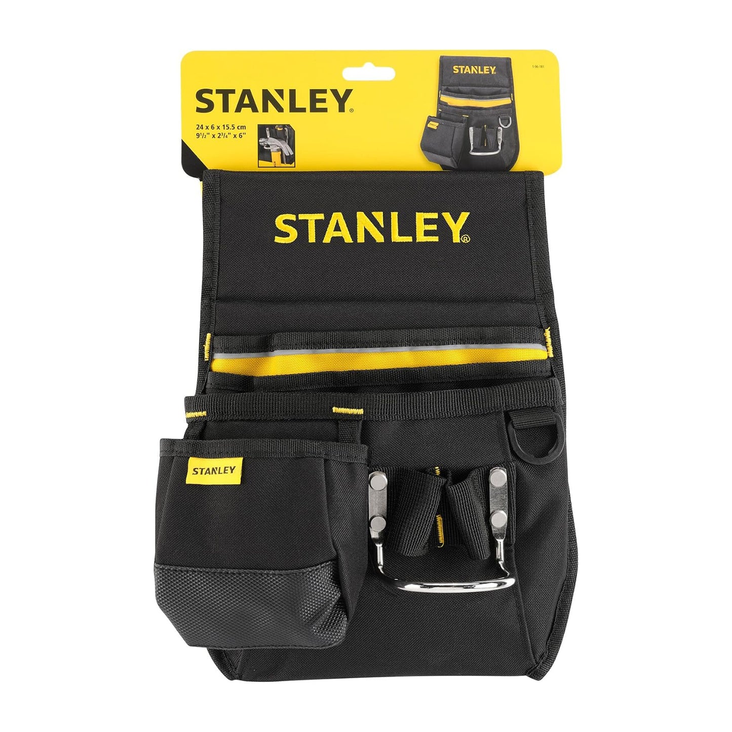 Fodero porta utensili Stanley 1-96-181 con 4 tasche e gancio portamartello