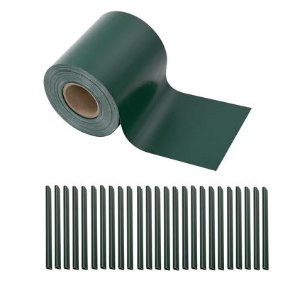 Frangivista fascia in pvc 19x350cm con 25 clips di fissaggio