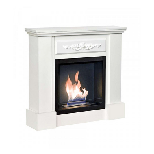 Camino a bioetanolo bianco Versailles 81x29x76 cm