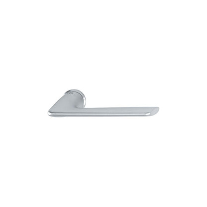 Maniglia Hoppe Houston con rosetta d. 28 mm cromo satinato