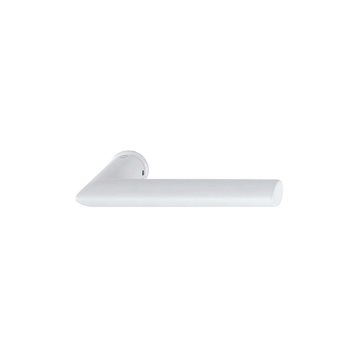 Maniglia porte interne Hoppe Stockholm mini-rosetta d. 28 mm bianco traffico