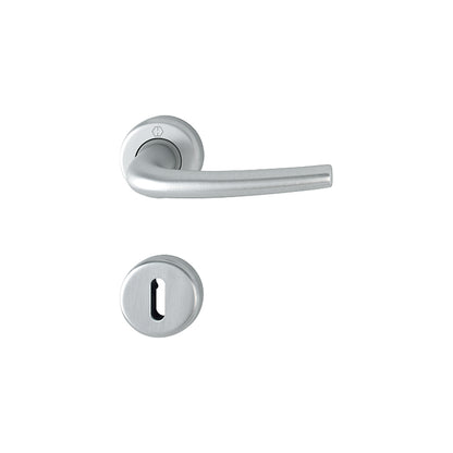 Maniglia Hoppe Seattle rosetta e bocchetta tonde d. 44 mm cromo satinato