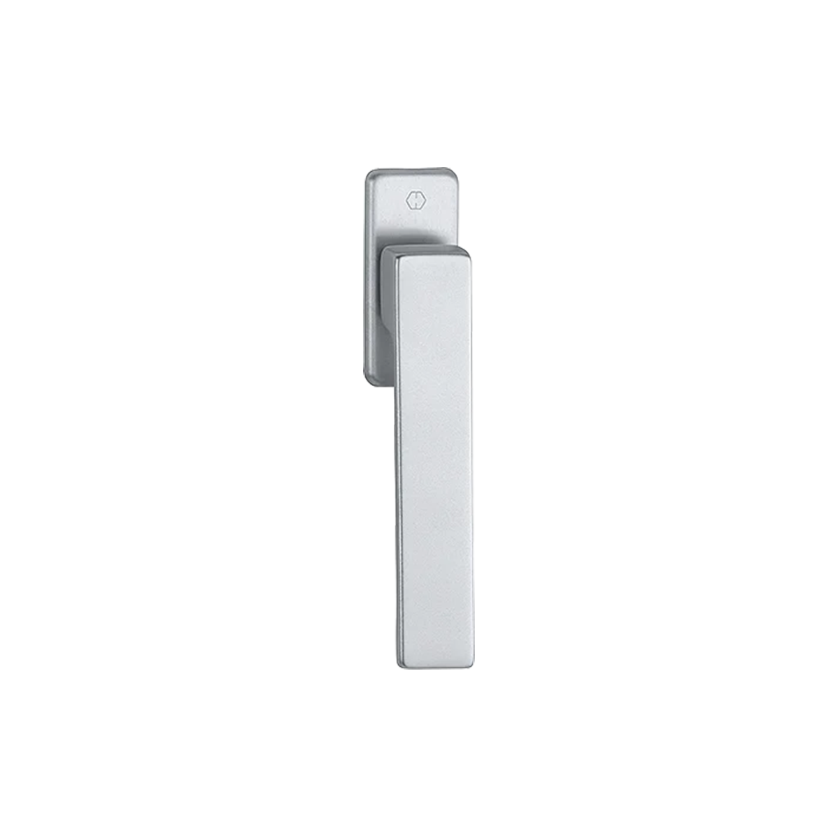 Martellina Hoppe Toulon con rosetta rettangolare 28x65 mm argento