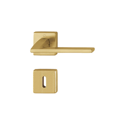 Maniglia Hoppe Bergamo rosetta e bocchetta quadre 49x49 mm