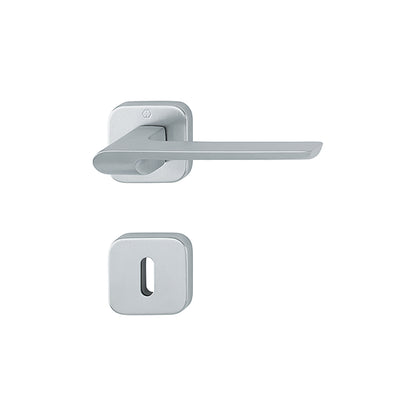 Maniglia Hoppe Venezia rosetta e bocchetta quadre 49x49 mm