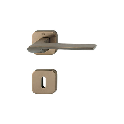 Maniglia Hoppe Venezia rosetta e bocchetta quadre 49x49 mm