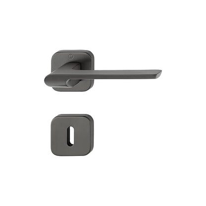 Maniglia Hoppe Venezia rosetta e bocchetta quadre 49x49 mm