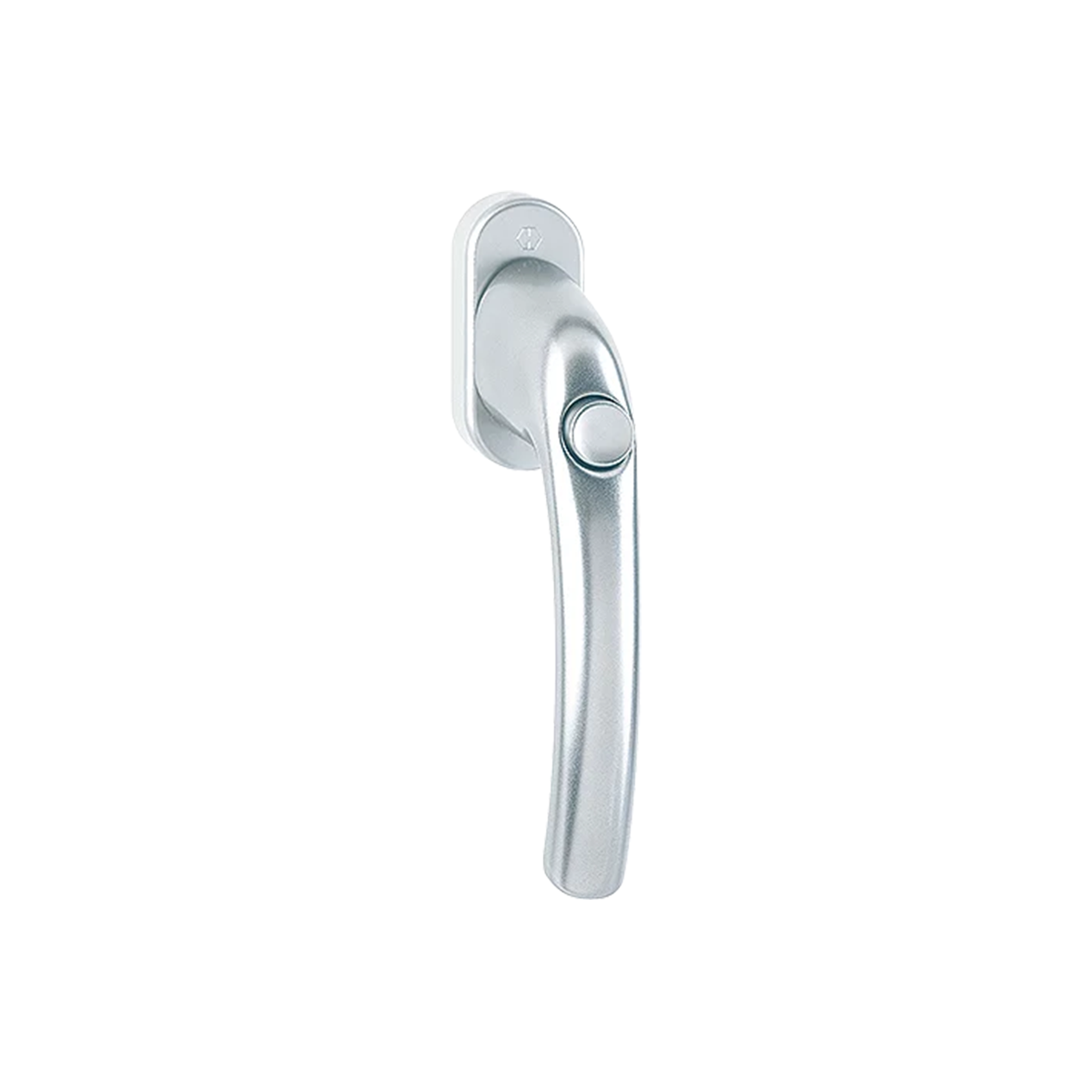 Martellina DK Hoppe Tokyo con rosetta ovale 29x66 mm argento con pulsante