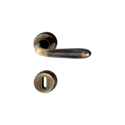 Maniglia Hoppe Santiago rosetta e bocchetta tonde diametro 44 mm