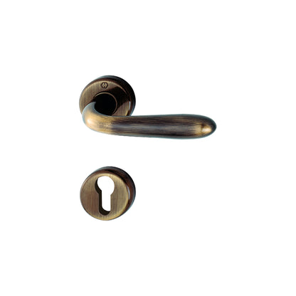 Maniglia Hoppe Santiago rosetta e bocchetta tonde d. 44 mm foro cilindro