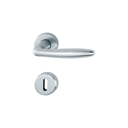 Maniglia Hoppe Roissy rosetta e bocchetta tonde diametro 44 mm