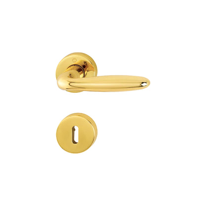 Maniglia Hoppe Verona rosetta e bocchetta tonde diametro 52 mm