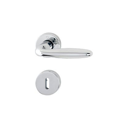 Maniglia Hoppe Verona rosetta e bocchetta tonde diametro 52 mm