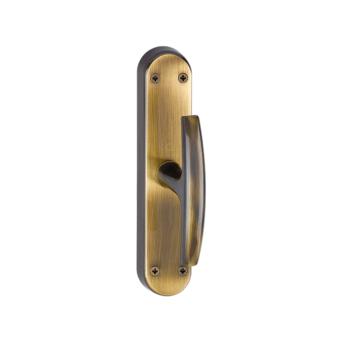 Martellina a croce Hoppe Tokyo con placca 38x180 mm
