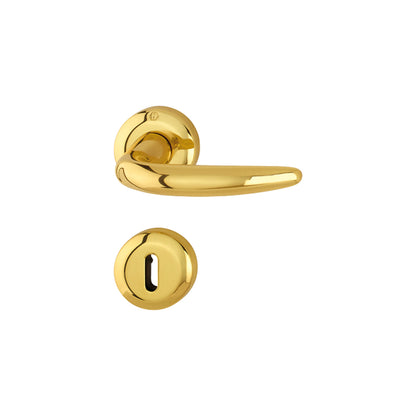 Maniglia Hoppe Atlanta rosetta e bocchetta tonde d. 52 mm