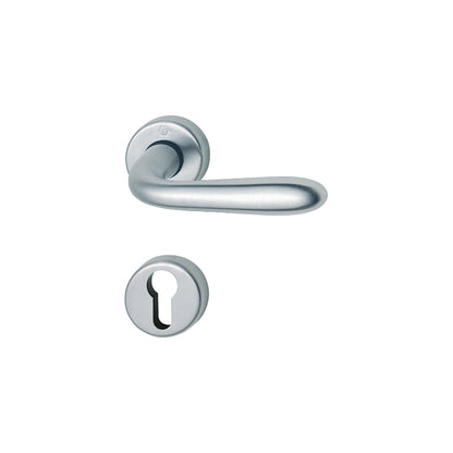 Maniglia Hoppe Santiago rosetta e bocchetta tonde d. 44 mm foro cilindro