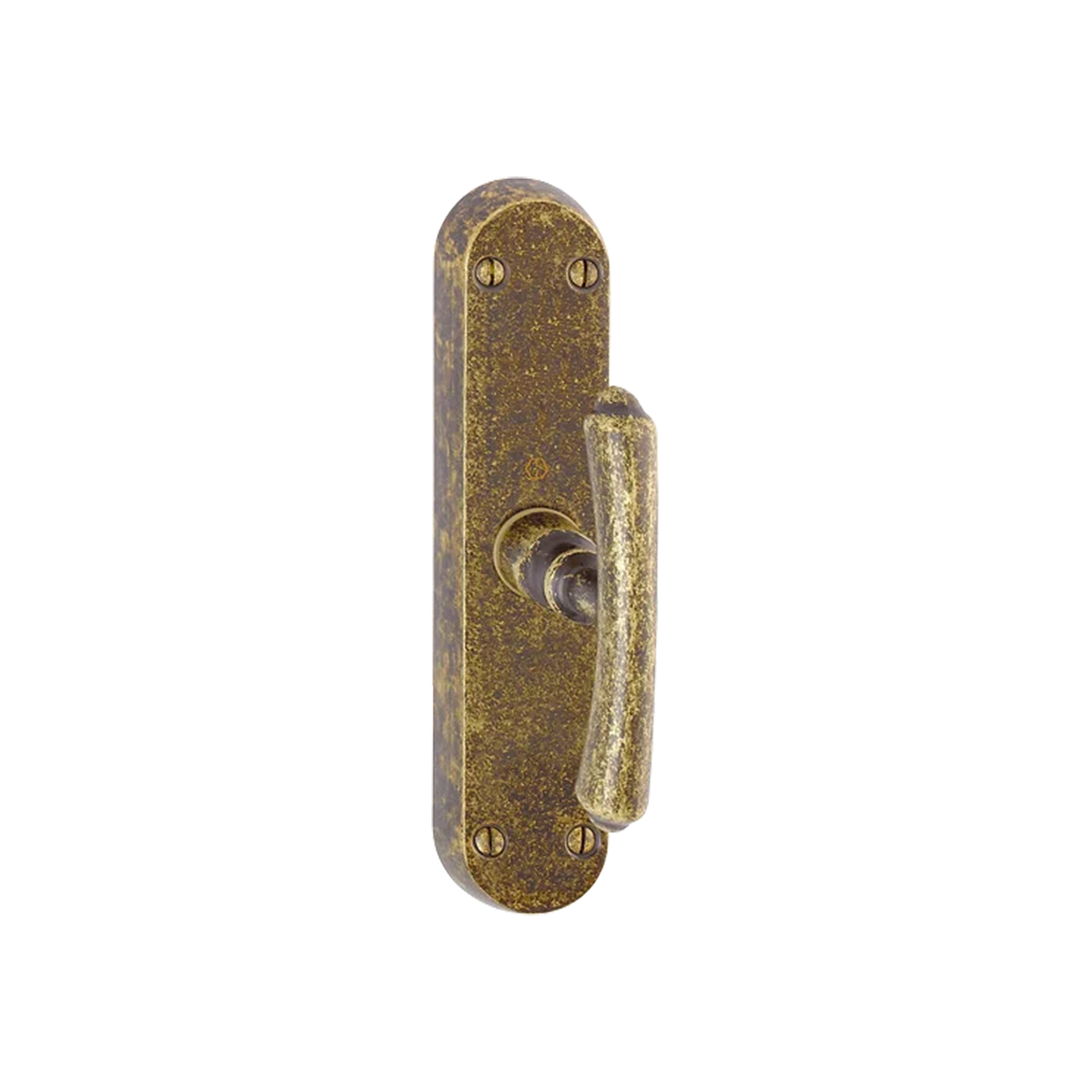 Martellina a croce Hoppe Elba con placca 38x165 mm