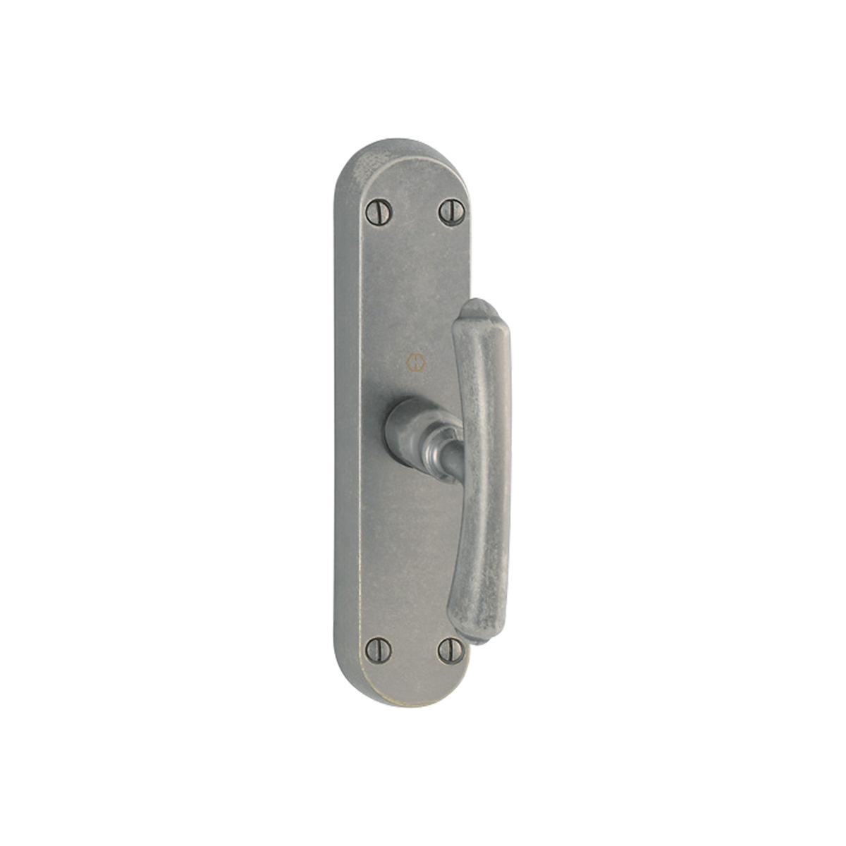 Martellina a croce Hoppe Elba con placca 38x165 mm