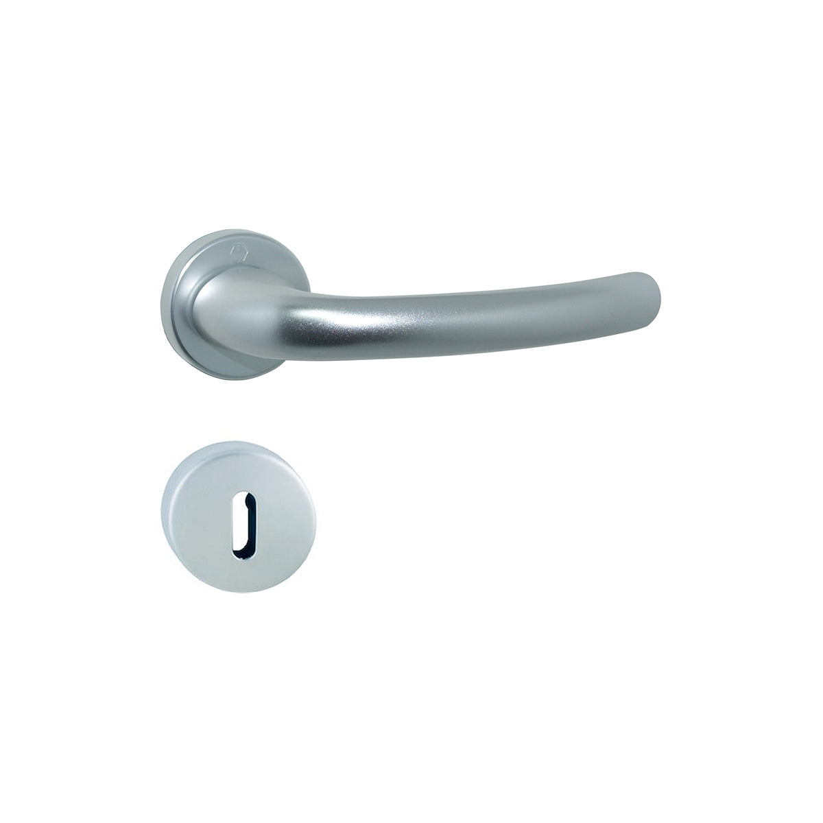 Maniglia Hoppe Tokyo rosetta e bocchetta tonde diametro 44 mm