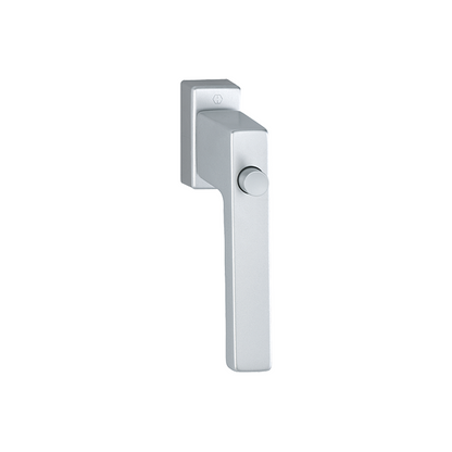 Martellina DK Hoppe Toulon con rosetta rettangolare 30x62 mm argento con pulsante