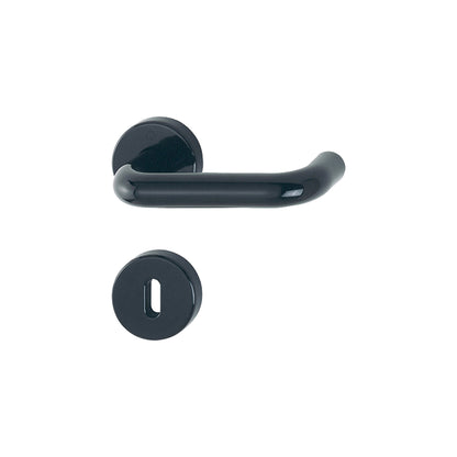 Maniglia Hoppe Baden rosetta e bocchetta tonde d. 52 mm