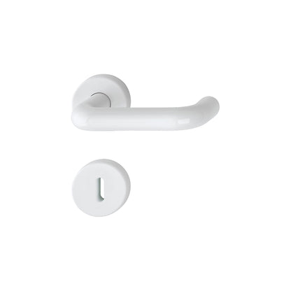 Maniglia Hoppe Baden rosetta e bocchetta tonde d. 52 mm